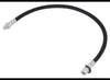 HYDRAULIC BRAKE LINE / RUBBER FLEX HOSE 1/4" ID X 7/16" OD , 7/16"-20 M/F FITTING, 19-1/2" LONG
