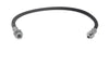 HYDRAULIC BRAKE LINE / RUBBER FLEX HOSE 1/4" ID X 7/16" OD , 7/16"-20 M/F FITTING, 19-1/2" LONG