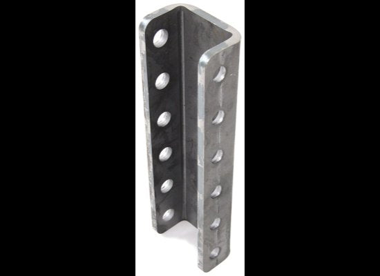 6 HOLE ADJUSTABLE C-CHANNEL, CHANNEL BRACKET, WELD ON, 12" T X 0.38" THICKNESS, 20K CAPACITY