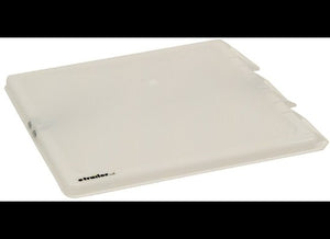 VENT COVER FOR CAMCO / JENSEN RV TRAILER ROOF VENT - WHITE, W/ METAL BASE, POLYPROPYLENE