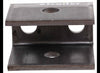 REAR HANGER FOR 1-3/4" DOUBLE EYE SPRINGS, 9/16" HOLE , 1-1/4"T X 9/16" BOLT HOLE