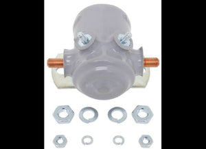 POLLAK DUMP TRAILER, STARTER SOLENOID FOR HD PUMP, 4 POST, 12V 100 AMP, PVC, CONTINUOUS, UL LISTED