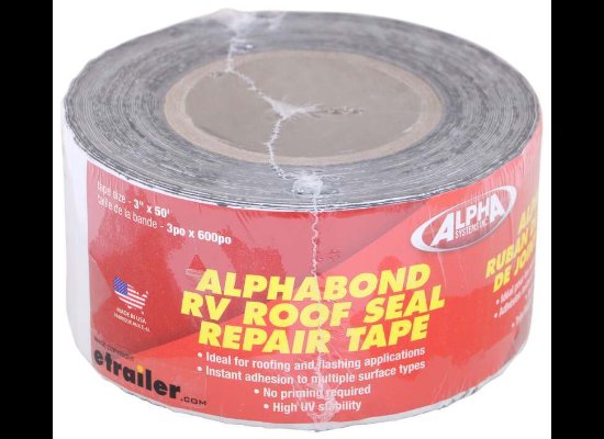 3" ROOF SEAL TAPE, WHITE ALPHABOND - 50 FT