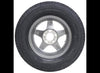 LEGEND 205/75R15 SPARE TIRE ON GUNMETAL / GRAY ALUMINUM WHEEL, 5 LUG 5X4.5 , LRD