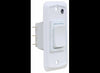 12V MOMENTARY SWITCH WITH FACEPLATE, ON/OFF/ON - DPDT - WHITE