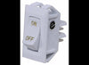 SINGLE ROCKER SWITCH, ON / OFF - SPST - WHITE , LIGHT SWITCH