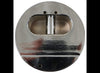 TRIMAX PUCK LOCK FOR TRAILER DOOR HASPS, 3/8" SHACKLE, CHROME STEEL, 3 PACK, KEYED ALIKE