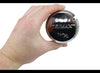 TRIMAX PUCK LOCK FOR TRAILER DOOR HASPS, 3/8" SHACKLE, CHROME STEEL, 3 PACK, KEYED ALIKE