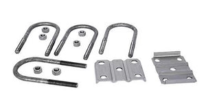 U-BOLT KIT FOR 5.2K - 7K, 3" ROUND AXLE , WITH U-BOLTS, TIE PLATES AND NUT, FOR 1 AXLE, 7-1/4" L