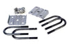 U-BOLT KIT FOR 3.5K , 2-3/8" ROUND AXLE , WITH U-BOLTS, TIE PLATES AND NUTS, FOR 1 AXLE, 5 - 1/2" L