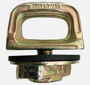 ALUMA TWIST LOCK DECK HOOK, T-STYLE, 1,500lbs MAX LOAD, FOR CHANNEL MOUNT