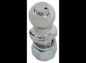 2" BALL , CURT HITCH BALL- 10K , 1-1/4" X 2-5/8" SHANK, CHROME