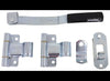 CAM-ACTION LOCKABLE DOOR LATCH FOR FOLD DOWN TRAILER GATE OR SIDE DOOR - ZINC PLATED STEEL