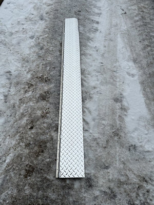 8W ATP TRANSITION FLAP 80" X 8", ALUMINUM W/ HINGE, LEGEND STYLE