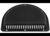HALF MOON AIR VENT, BLACK, FOR EXTERIOR ENCLOSED, 8"L X 6"W X 1-1/4"H