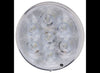 4" ROUND LED CLEAR / WHITE TRAILER LIGHT, 7 DIODE, CLEAR LENS, OVERALL 4-1/4" ROUND