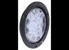 4-1/4" ROUND LED CLEAR / WHITE TRAILER LIGHT, FLANGE SURFACE MOUNT 5-1/2", 7 DIODE, CLEAR LENS