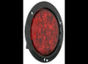 4-1/2" ROUND RED LED, STOP, TURN, TAIL LIGHT, FLANGE MOUNT 5-1/2", 10 DIODE, RED LENS