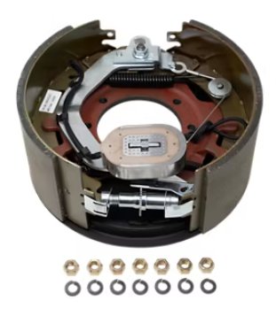 ELECTRIC DRUM BRAKE ASSEMBLY LH, 12K - 16K Per Pair 12-1/4" X 5" , 7 BOLT - RETAIL BOXED