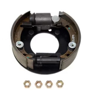HYDRAULIC BRAKE ASSEMBLY, 2.5K CAPACITY PER PAIR, 7" X 1-3/4" LH, 4 BOLT - RETAIL BOXED