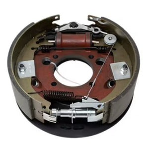 HYDRAULIC BRAKE ASSEMBLY, 8K - 9K CAPACITY PER PAIR, 12-1/4" X 3-3/8" LH, 4 BOLT - RETAIL BOXED