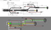 SURE-TRAC WIRING HARNESS FOR 14' - 16' DUMP - COMPLETE HARNESS ASSEMBLY W/ PLUGS, FRONT AND REAR