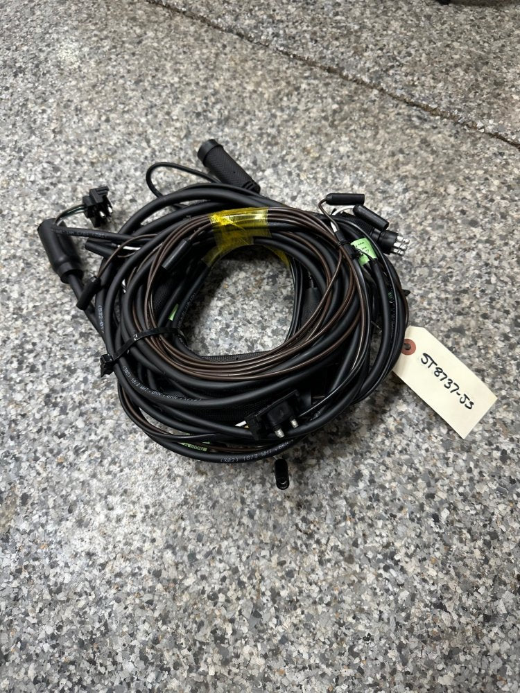 SURE-TRAC WIRING HARNESS FOR 6 WIDE 10' - 12' DUMP, COMPLETE HARNESS ASSEMBLY W/ PLUGS, FRONT / REAR