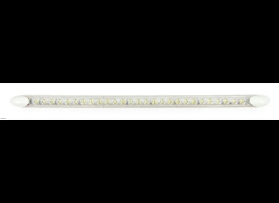 OPTI-BRITE INTERIOR LED, 27 DIODE CLEAR LENSE STRIP LIGHT 22" - 12V, 513 LUMENS