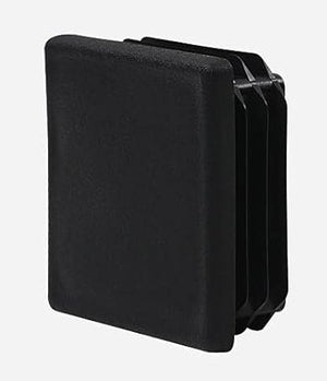2" X 2" SQUARE PLASTIC END CAP, BLACK PLASTIC FOR SPORT HAVEN AUT UPRIGHTS - TUBE END CAP