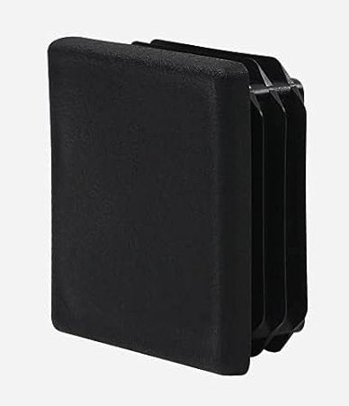 2" X 2" SQUARE PLASTIC END CAP, BLACK PLASTIC FOR SPORT HAVEN AUT UPRIGHTS - TUBE END CAP