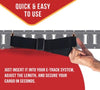 E-TRACK ADJUSTABLE BUNGEE TIE DOWN STRAP, BLACK, 12" - 22" LENGTH