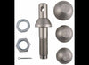 CONVERT-A-BALL INTERCHANGABLE BALL SET - 3 BALLS, 1" XL SHANK, NICKEL, 1-7/8" , 2" AND 2-5/16" BALL