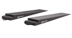 RACE RAMP - 5" H TRAILER RAMP, 4.3 DEGREE APPROACH ANGLE, NOTCH RAMP, 67"x14"x5"-2"