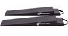 RACE RAMP - 4" H TRAILER RAMP, 5.5 DEGREE APPROACH ANGLE, NOTCH RAMP, 46"x14"x4"-2"