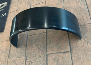 SINGLE AXLE BLACK ALUMINUM SMOOTH FENDER 10"X36" - LEGEND FENDER