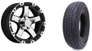 205/75R14 ALUMINUM WHEEL T08 BM 5 LUG LRD , 5 ON 4.5 , 5X4.5