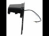 LED TRAILER LICENSE PLATE LIGHT WITH BRACKET - 5 DIODE, BLACK, STEEL, CLEAR LENS, 8-5/8"X3-1/4"