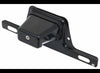 LED TRAILER LICENSE PLATE LIGHT WITH BRACKET - 5 DIODE, BLACK, STEEL, CLEAR LENS, 8-5/8"X3-1/4"