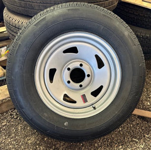 205/75R15 SPORT HAVEN DIRECTIONAL SPARE TIRE & WHEEL, SILVER, 5 LUG X 4.5 , 5X4.5 - LRC