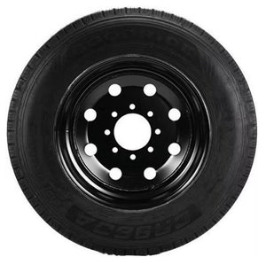215/75R17.5 SPARE TIRE - BLACK MOD, 8 ON 6.5 , 8X6.5, LRH