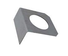 2" ROUND LIGHT BRACKET, STEEL, WELD ON MOUNT, FOR CLEARANCE MARKER LIGHTS