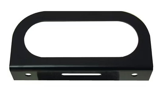 6" OVAL LIGHT BRACKET, STEEL, WELD ON MOUNT OR BOLT ON, FOR CLEARANCE MARKER LIGHTS, TAILLIGHT
