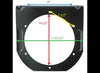 4" ROUND LIGHT BRACKET, STEEL, WELD ON MOUNT OR BOLT ON, FOR TAIL LIGHT , MARKER LIGHT