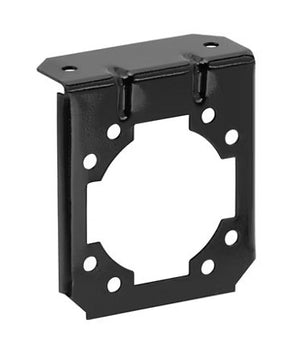 TOW VEHICLE SIDE - ELECTRICAL CONNECTOR BRACKET, 9 WAY OR 7 WAY, L BRACKET, BOLT ON