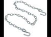 48" LONG DOUBLE SAFETY CHAIN WITH 3/16" LINKS, 3/8" S-HOOK, 3,000lbs CAPACITY