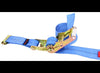 ERICKSON E-TRACK WHEEL TIE-DOWN STRAP W/ ROLLER IDLER AND RATCHET, 2"X12' - 1,100lbs WLL, 3,300lbs
