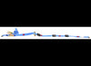ERICKSON E-TRACK WHEEL TIE-DOWN STRAP W/ ROLLER IDLER AND RATCHET, 2"X12' - 1,100lbs WLL, 3,300lbs