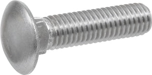 3/8-16 X 1-3/4" CARRIAGE BOLT, STAINLESS STEEL 18-8