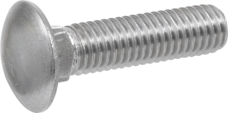 3/8-16 X 1-3/4" CARRIAGE BOLT, STAINLESS STEEL 18-8