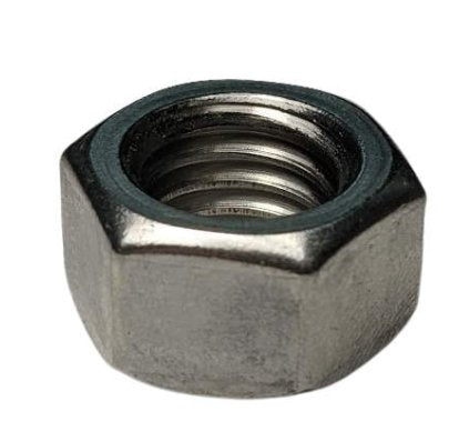 3/8-16 HEX NUT, STAINLESS STEEL, 18-8